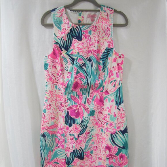 Lilly Pulitzer 4 NWT Mila Stretch Shift Dress - Picture 1 of 8